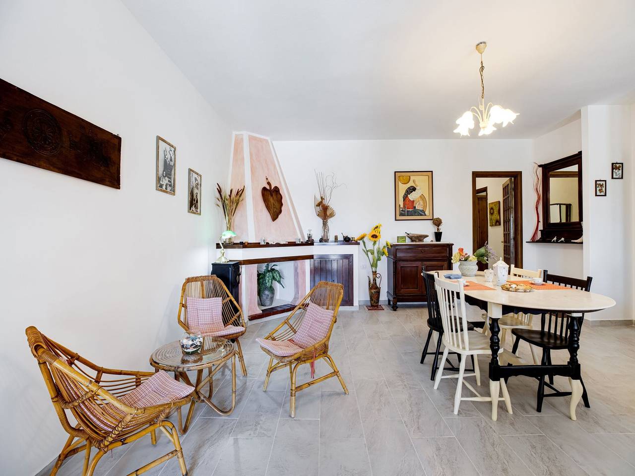 Villa frente al mar con solárium in S'ena E Sa Chitta, Provincia de Nuoro