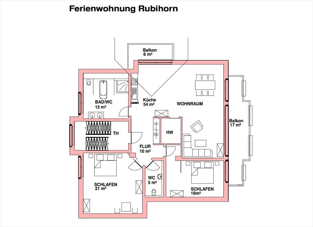 Ganze Ferienwohnung, Ferienwohnung Rubihorn - 2 Schlafzimmer, Balkon in Ofterschwang, Bayerisch Schwaben