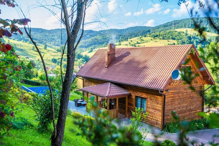 Chalet für 14 Personen, mit Garten und Ausblick - 1