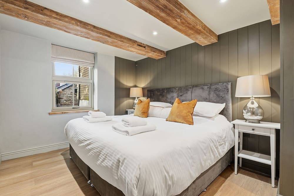 Deluxe-Cottage-Blick auf die Landschaft-Ensuite-Laburnum Cottage in Tarvin, Cheshire