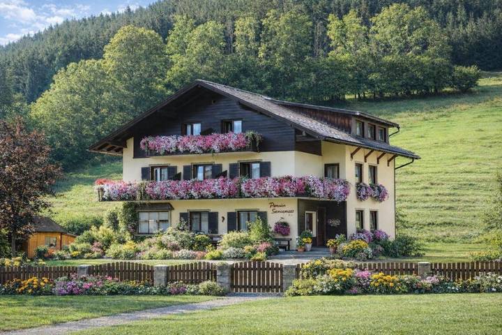 BnB für 2 Personen, mit Balkon und Terrasse sowie Garten und Ausblick in Bad Mitterndorf