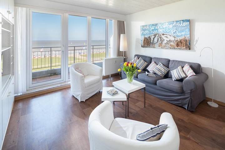 Ferienwohnung für 2 Personen, mit Balkon/Terrasse auf Norderney