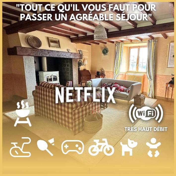 Location de vacances pour 6 personnes, avec vue et jardin, animaux acceptés à Marchésieux