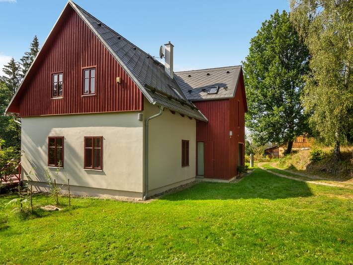 Ferienwohnung für 4 Personen, mit Terrasse und Garten in der Böhmische Schweiz