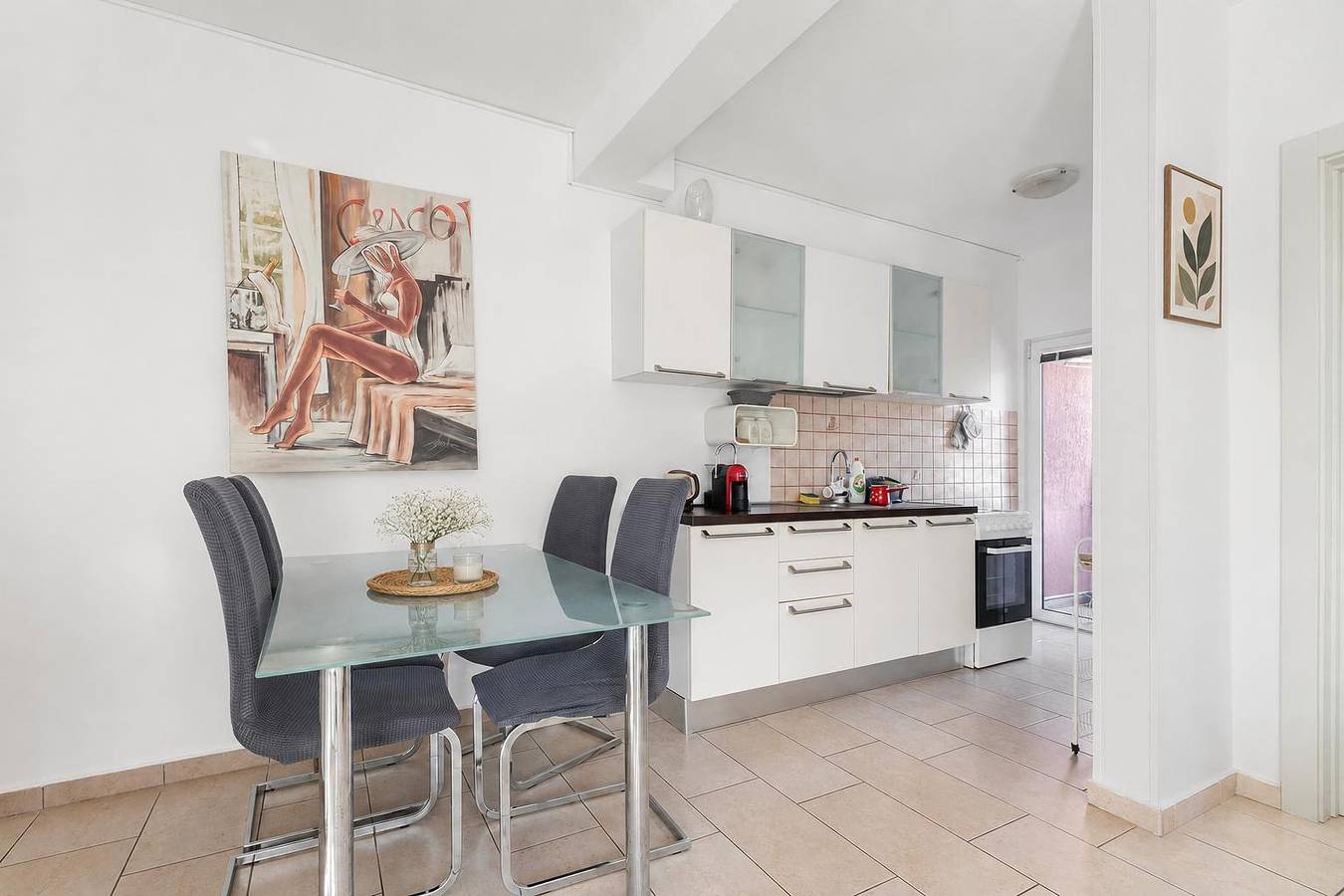 Cały apartament, Modern Seaside Apartment with Balcony - Erika,Donja Lastva in Tivat, Bay of Kotor
