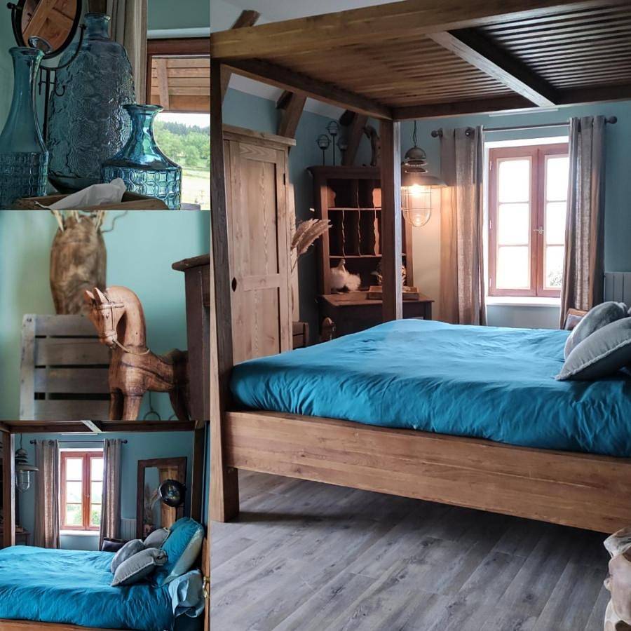 Double Room with Garden View in Thalamy, Région d'Ussel