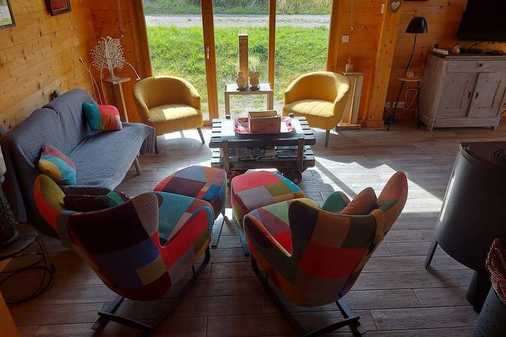 Chalet pour 6 personnes, avec jardin, animaux acceptés