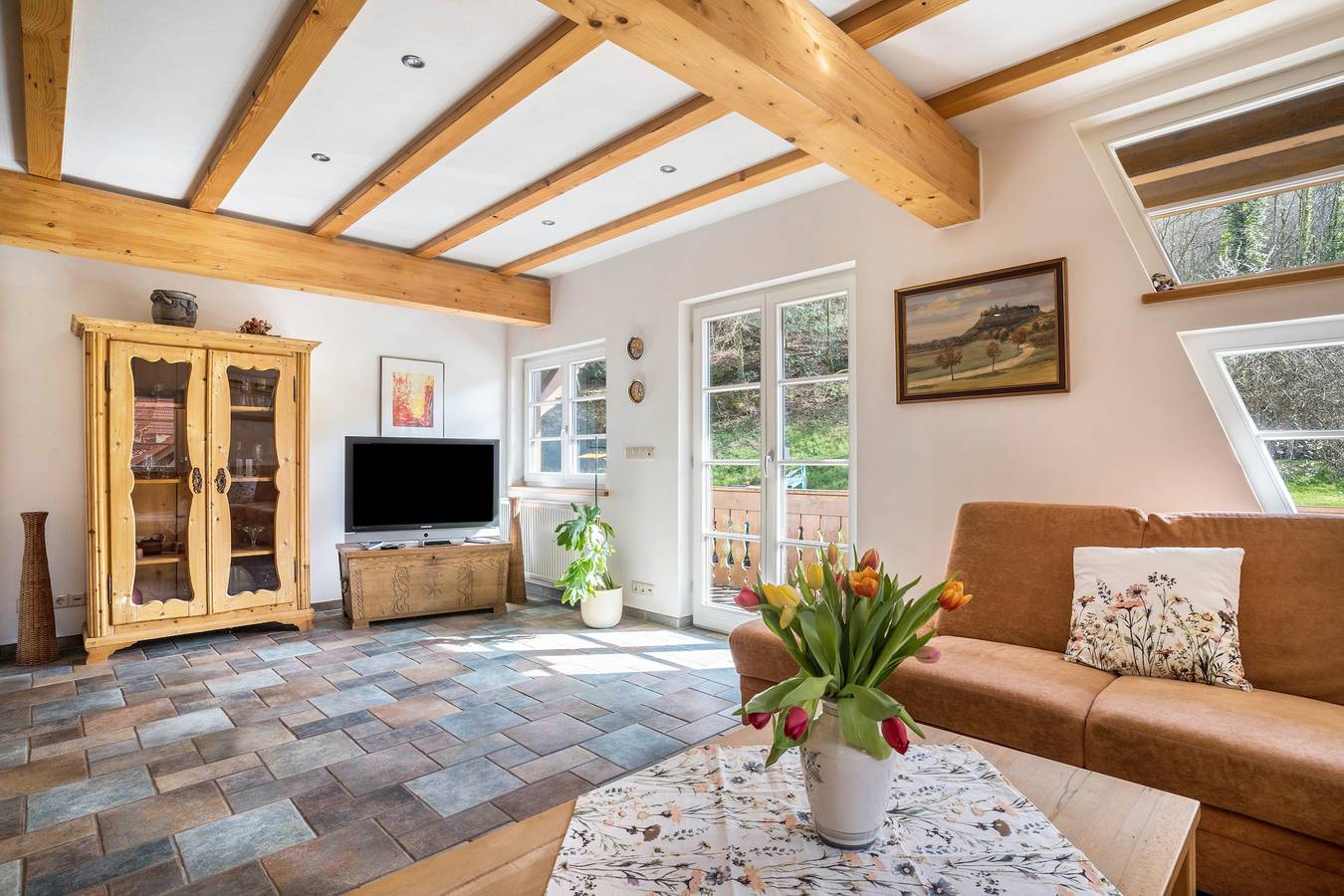 Ganze Wohnung, Ferienwohnung Heuduft" mit Gemeinschaftsgarten, Balkon und Wlan in Gengenbach, Mittlerer Schwarzwald