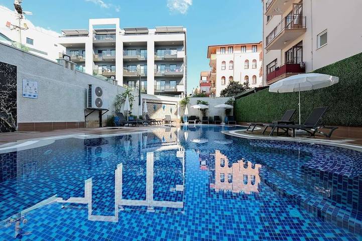 Ferienwohnung für 4 Personen, mit Balkon und Sauna in Alanya