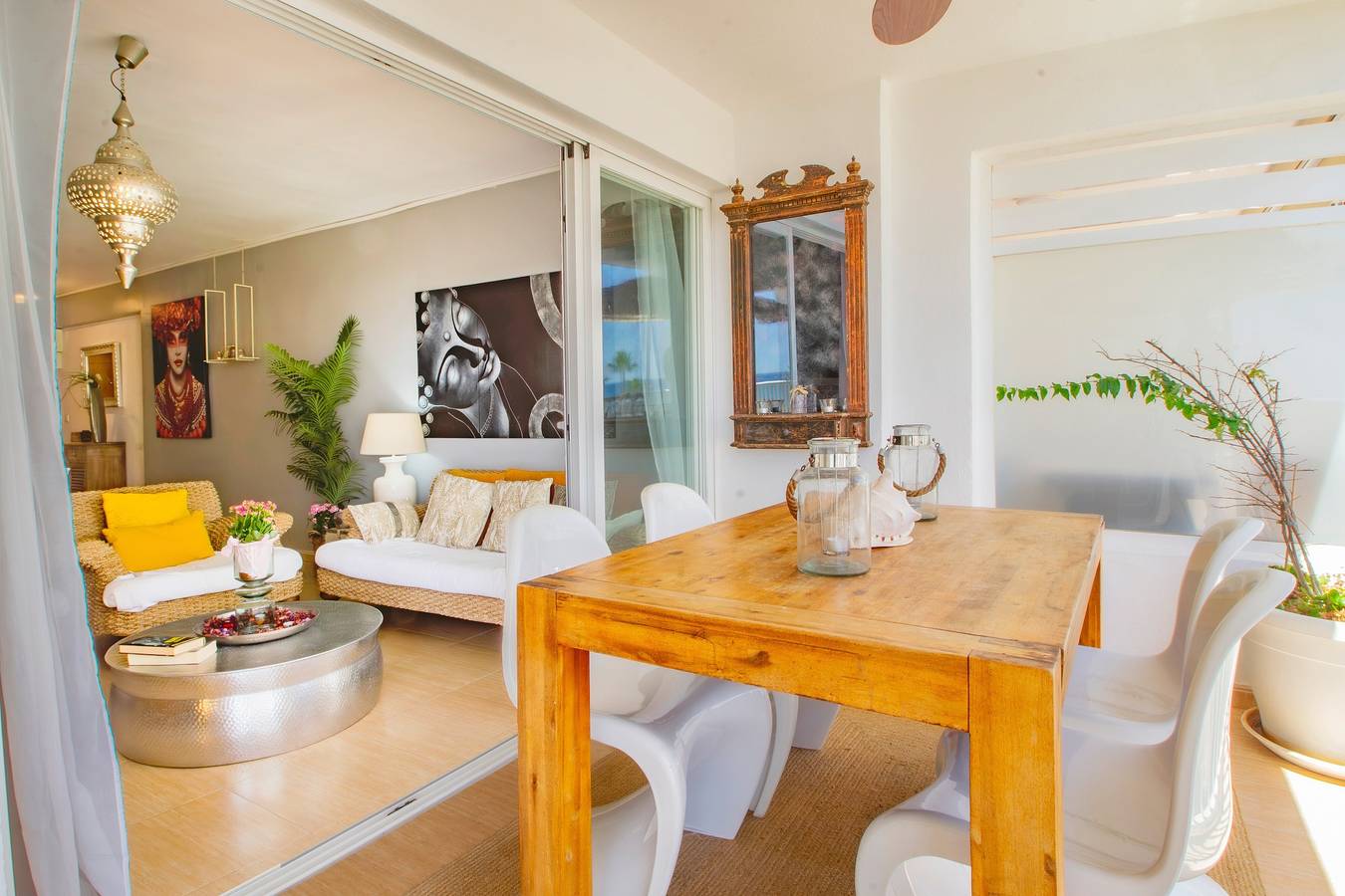 Apartamento entero, Apartamento 'Playa Arenal Grupo Terra De Mar' con vistas al mar, Wi-Fi y aire acondicionado. in Platja de l'Algoleja (Calpe), Calpe