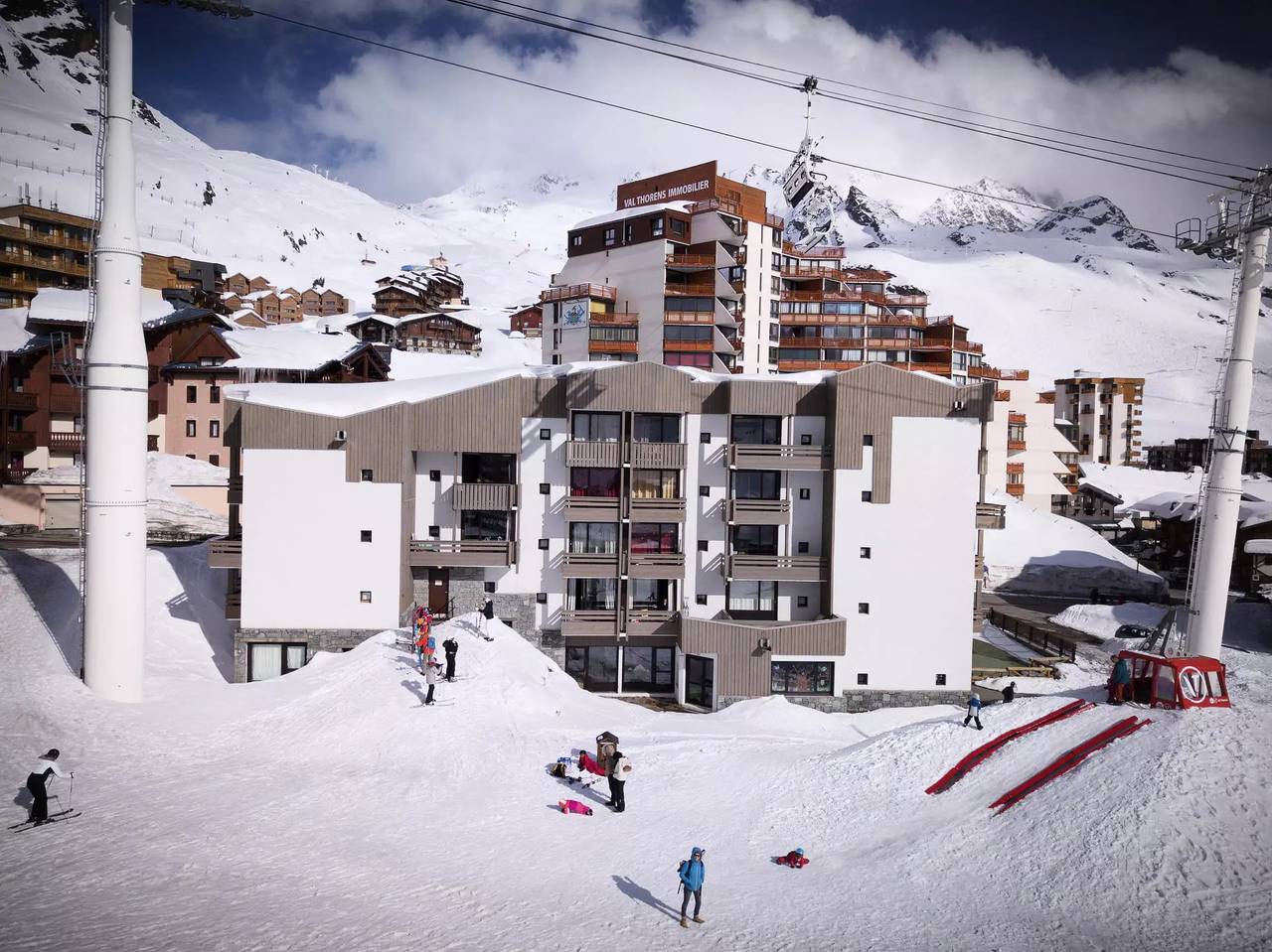 Ganzes Studio, 2 Teilnehmer Für 4 Personen Mit Balkonien in Val Thorens, Les Trois Vallées
