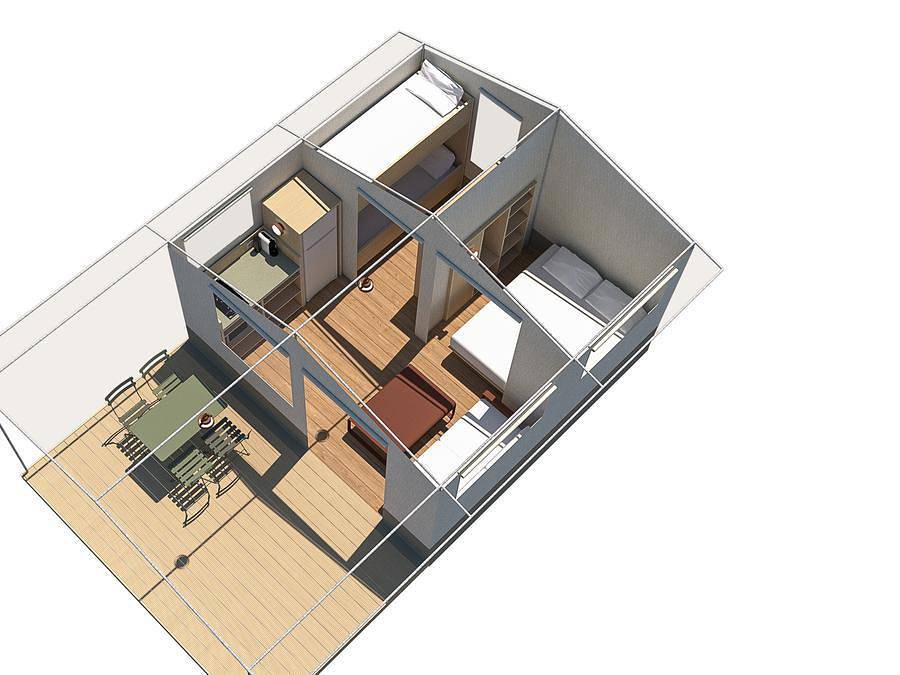 Wecamp Cudillero - Zelt 4 personen - Cottage Family Tent in Cudillero, Costa Verde (Spanien)