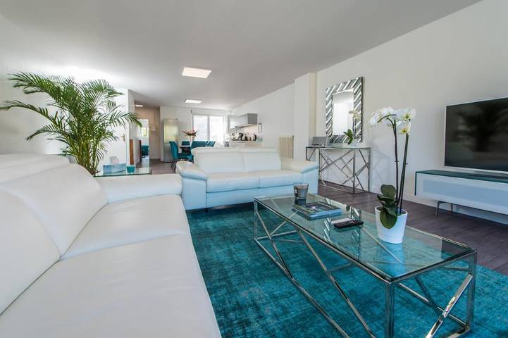Appartement de vacances pour 6 personnes, avec Balcon ainsi que Terrasse et Vue