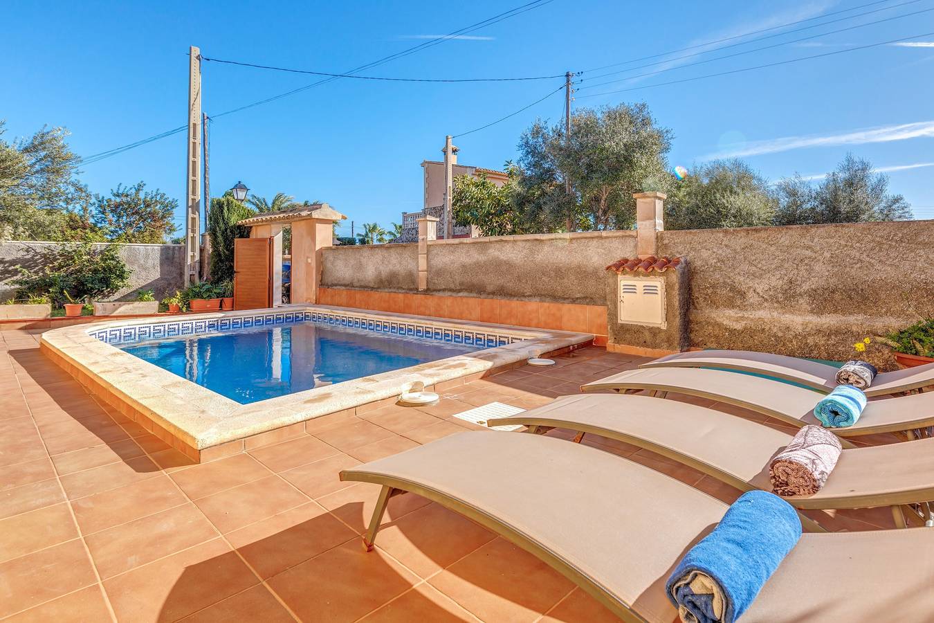 Wunderschönes Ferienhaus Can Parets mit Wlan, Garten, Terrassen & Pool; Parkplätze vorhanden, Haustiere erlaubt in Santanyí, Mallorcas Küste