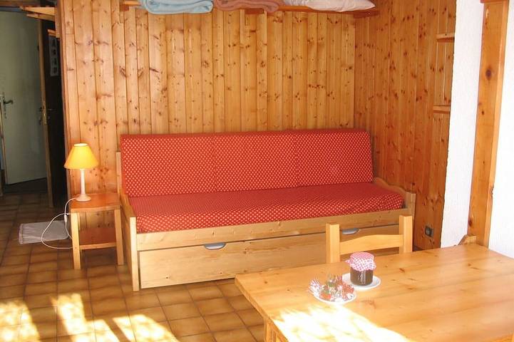 Ganze Wohnung, Klassifiziertes Ferienhaus in Frankreich ** in savoyischem Chalet mit Aussicht, Am Fuss Der Pisten in Notre-Dame-de-Bellecombe, Albertville und Umgebung