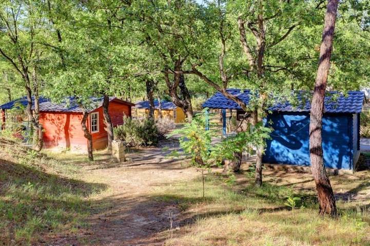 Zecamping 3 étoiles animations locatif 11m2 4 pers in Esparron-de-Verdon, Alpes-de-Haute-Provence