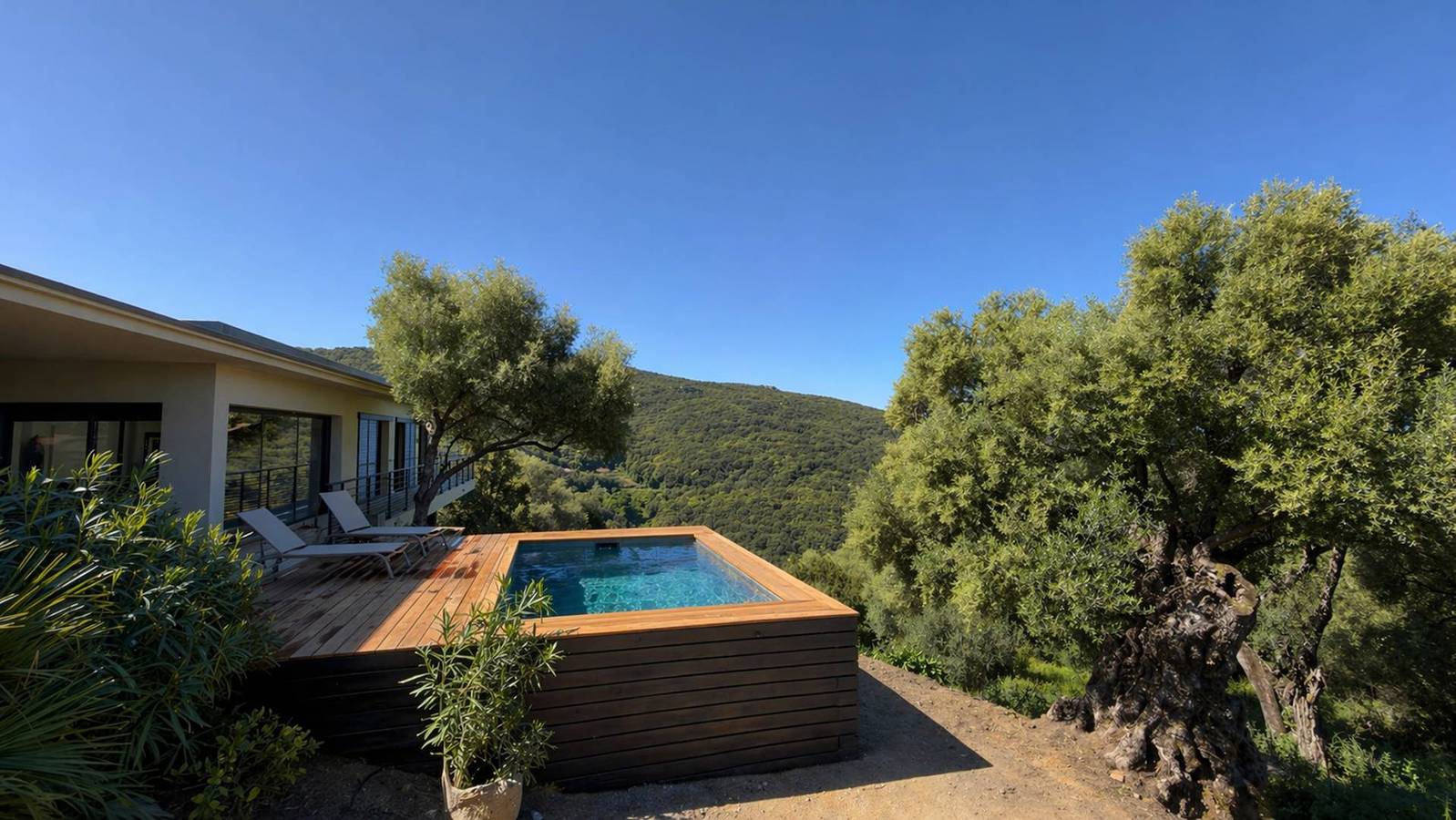 Architect-designed villa with breathtaking sea view and swimming pool in Viggianello (Francia), Sartène e dintorni