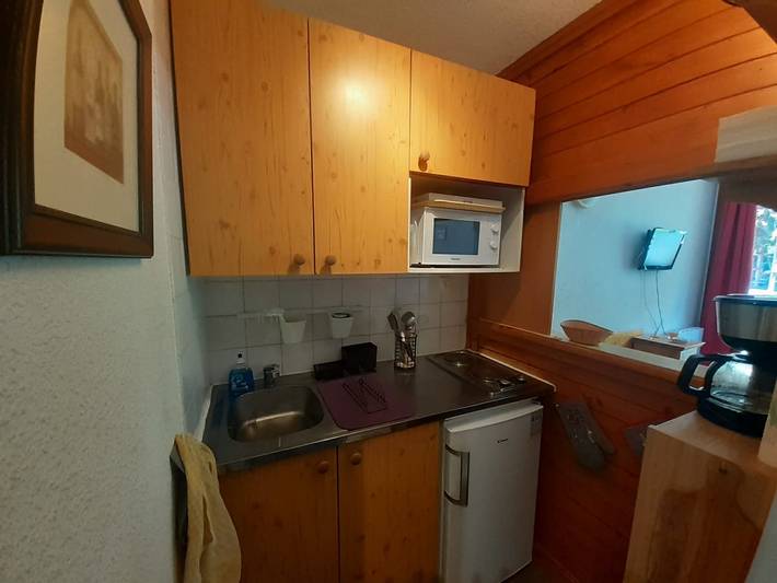 Studio entier, Studio cosy avec balcon sud - 3 pers. in Valfréjus, Modane