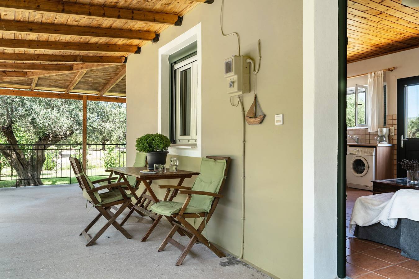 Casa de vacaciones que admite mascotas Ktima Dilberaki con jardín, balcones y aire acondicionado in Cefalonia