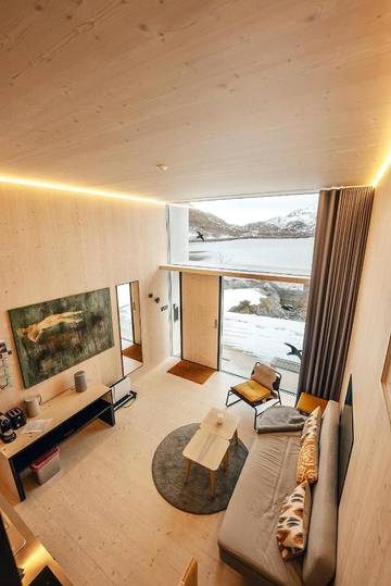 Ferienwohnung für 2 Personen, mit Sauna und Terrasse auf den Lofoten