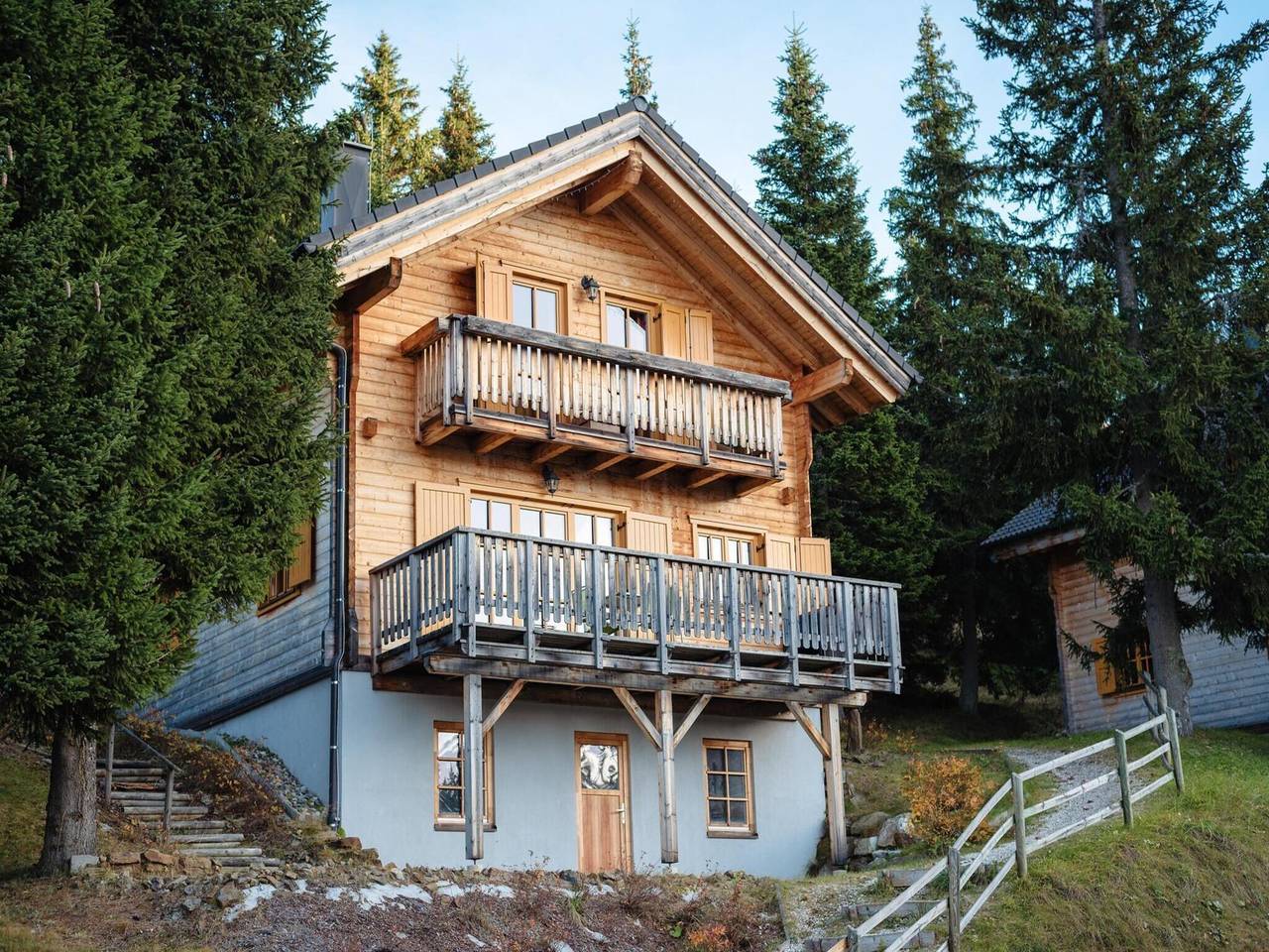 Chalet in Koralpe mit Panoramablick in Lavanttaler Alpen
