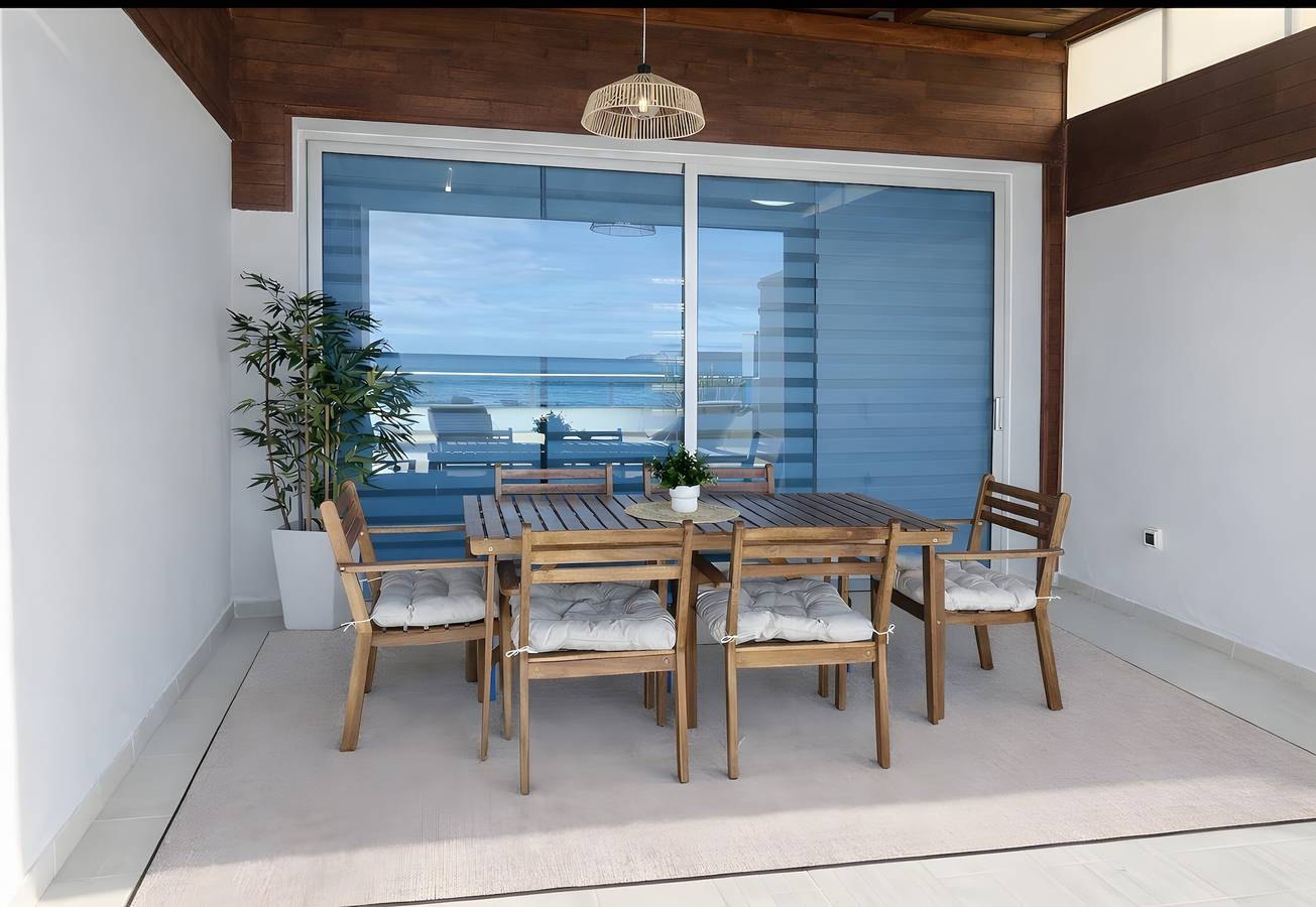 Casa 'Oleaje' mit Meerblick, Wlan und Klimaanlage in Santa María de Guía de Gran Canaria, Gran Canaria Nord