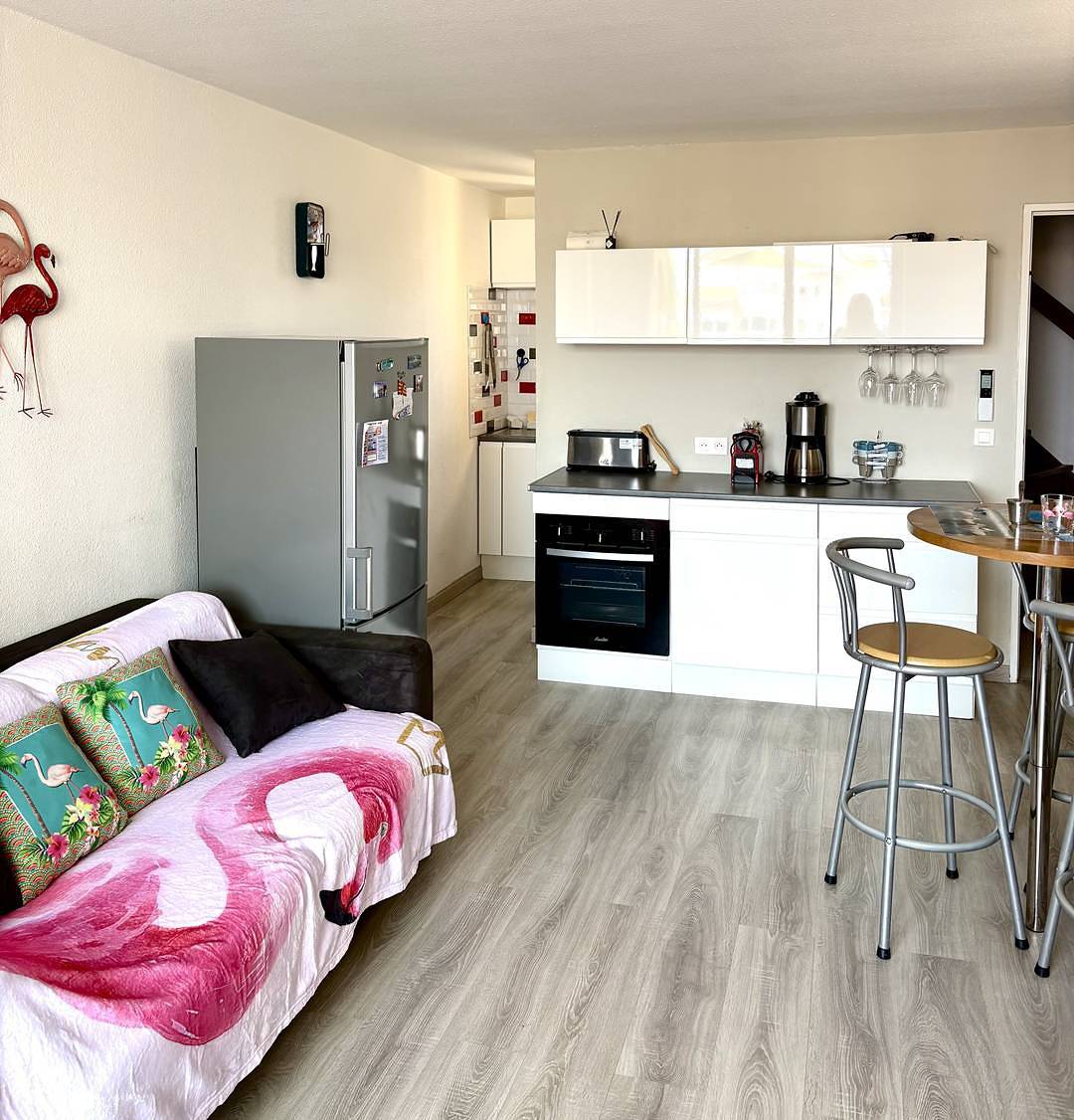 Ganze Ferienwohnung, Ferienwohnung für 5 Personen mit Balkon/Terrasse in Le Barcarès, Côte d'Améthyste