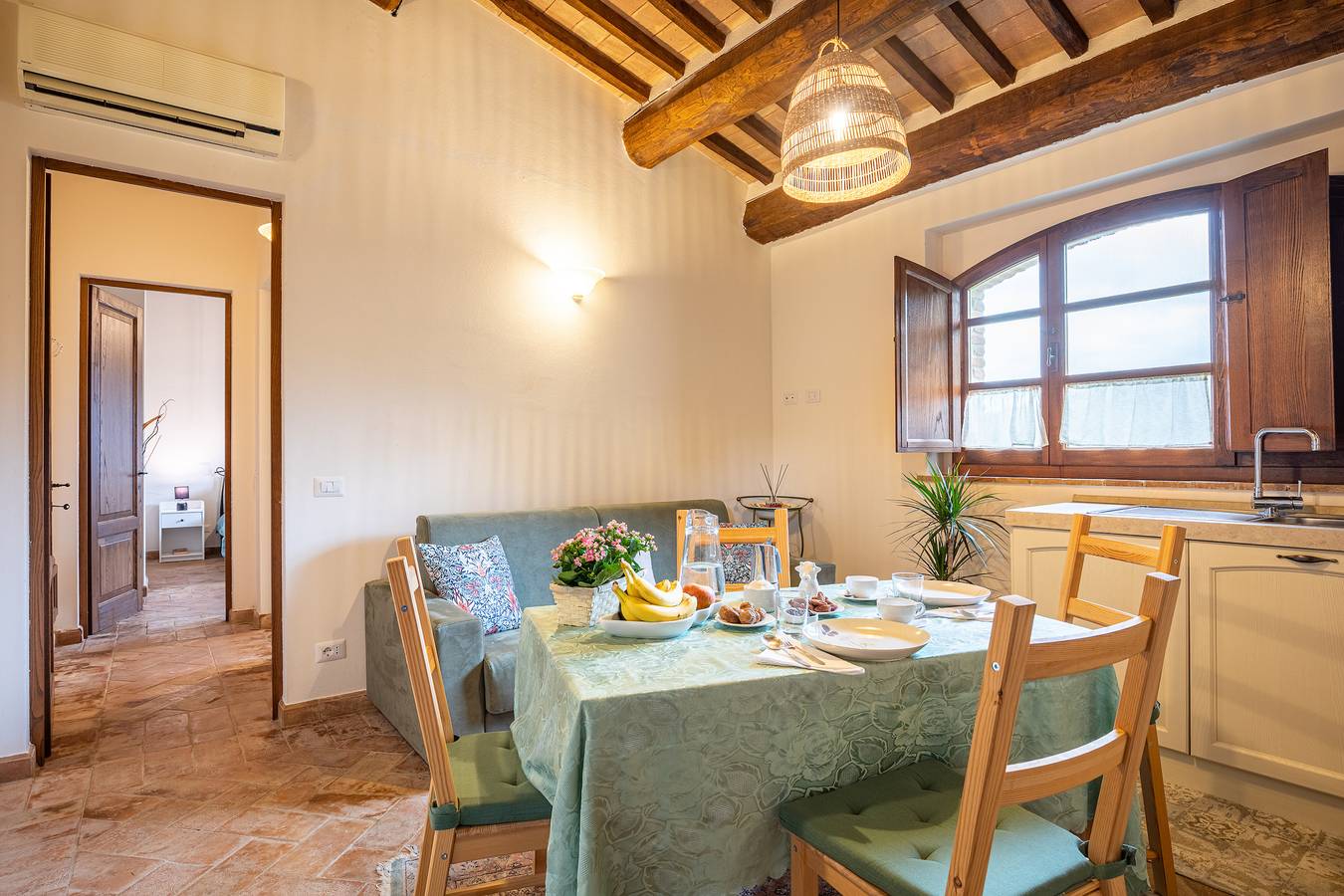 Appartamento intero, Appartamento 'Tuber' con piscina condivisa, Wi-Fi e aria condizionata in San Giovanni d'Asso, Montalcino
