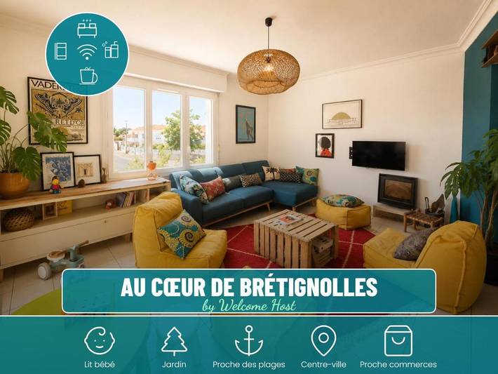 Maison d’hôte pour 7 personnes, avec jardin