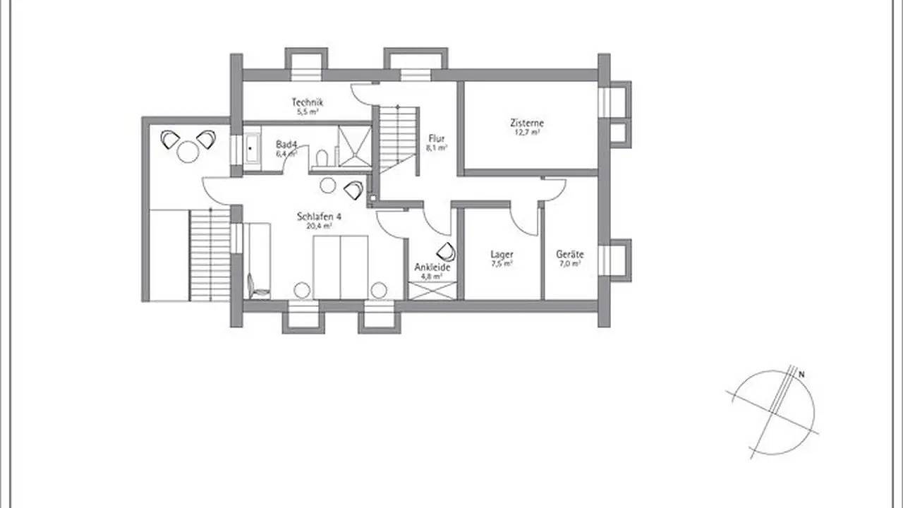 Ganze Ferienwohnung, Ferienwohnung für 8 Personen (180 m²) in Helgoland in Helgoland