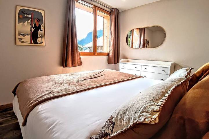 Ganze Wohnung, Appartement Chez Léon Avec Jardin in Samoëns, Region Bonneville