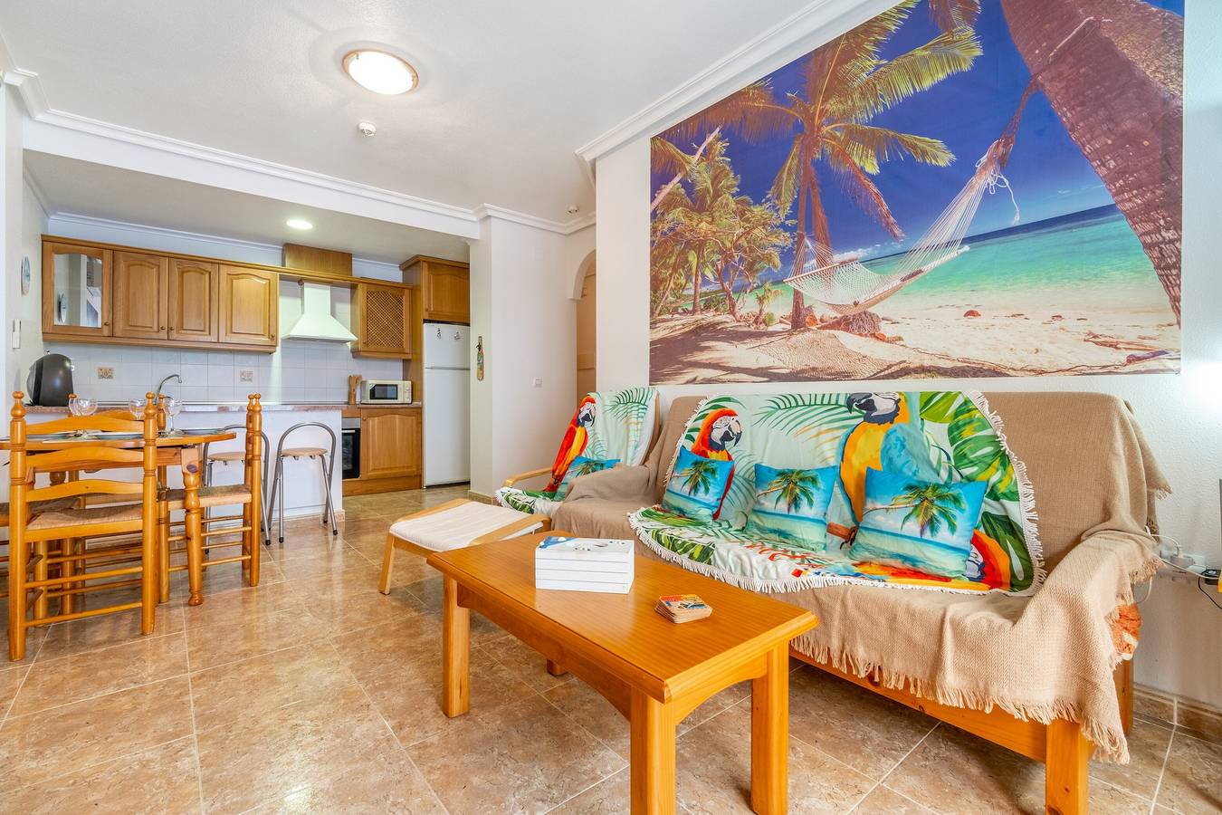 Ganze Wohnung, Ferienwohnung „En El Cabo Roig“ mit Gemeinschaftspool, privatem Balkon & Wlan in Orihuela, Costa Blanca