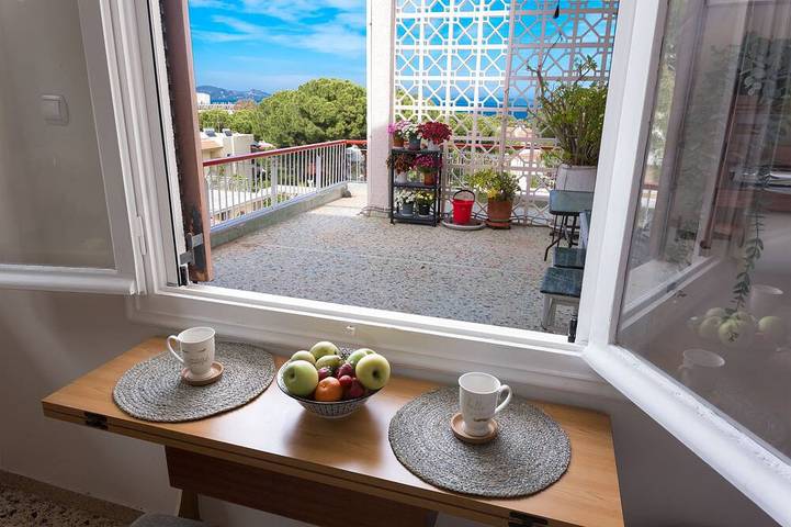 Ferienwohnung für 5 Personen, mit Balkon