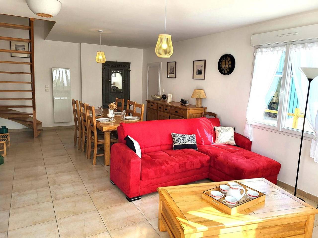 Maison de vacances 'Chez Ptit Claude, Bord de Mer' avec terrasse privée et Wi-Fi in Créances, Région de Coutances