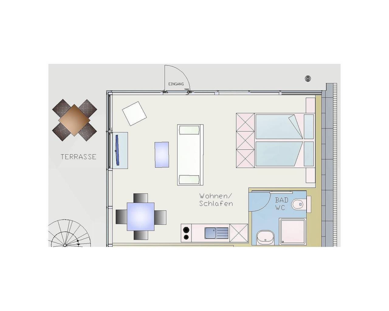 Ganze Ferienwohnung, Appartment Düne 3 1.Og Grundbelegung 2 Pers. in Geierswalde, Elsterheide