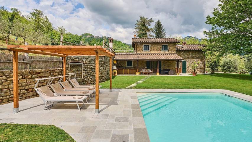 Villa per 4 persone con giardino in Bagni di Lucca, Provincia di Lucca