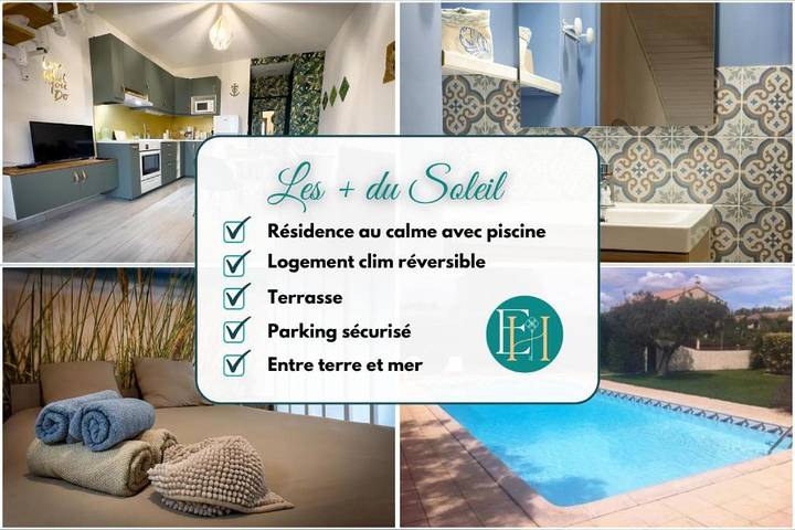 Gîte pour 2 personnes, avec piscine et terrasse à Marsillargues - 2