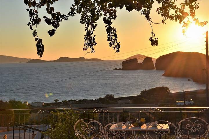 Villa pour 8 personnes, avec balcon et jardin dans Naxos
