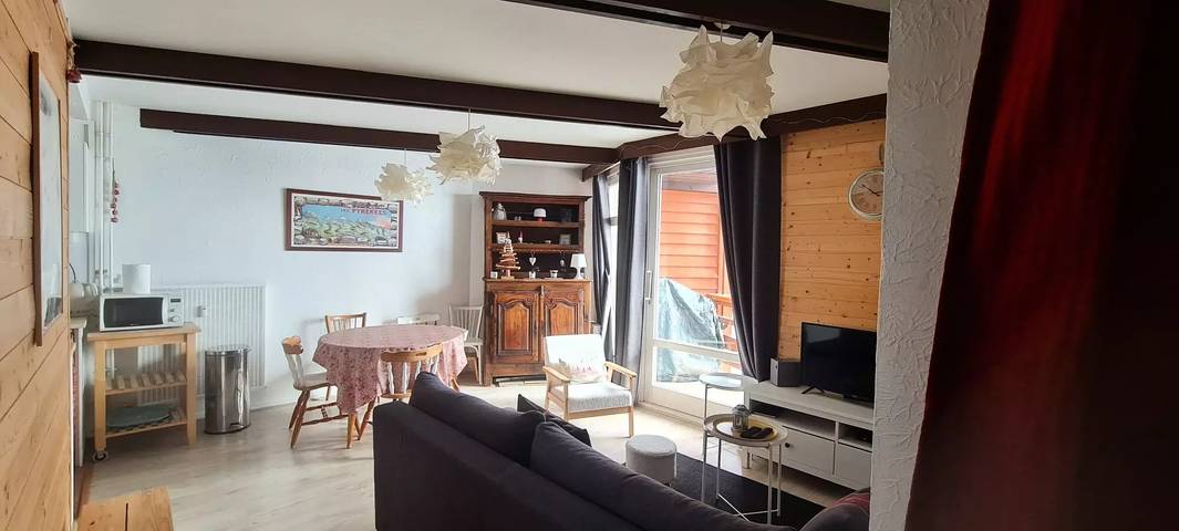 Gîte pour 5 personnes, avec Terrasse ainsi que Piscine et Vue dans La Mongie - 3
