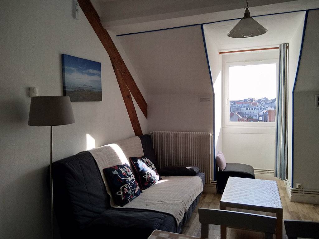 Appartement entier, Appartement "un pied dans l'eau", résidence "Le Grand Hôtel" in Wimereux, Région de Boulogne-sur-Mer