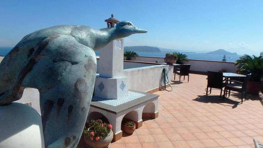 Maison d’hôte pour 2 personnes, avec Balcon et Terrasse ainsi que Jardin et Vue à Procida