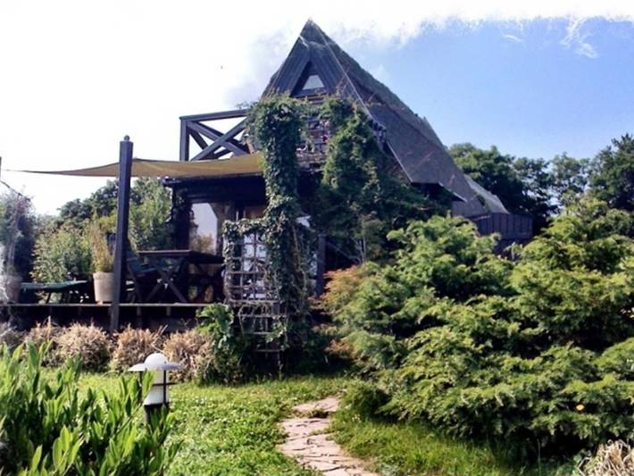 Ferienpark für 3 Personen, mit Balkon und Terrasse sowie Garten und Sauna in Middelhagen