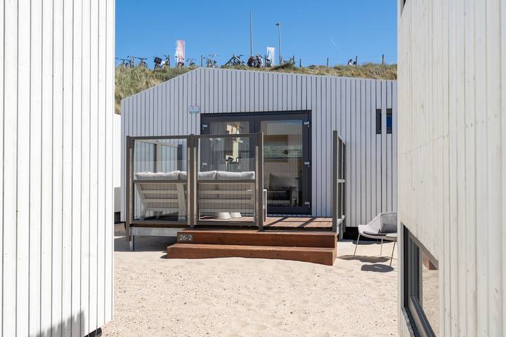 Strandhaus für 4 Personen, mit Balkon/Terrasse und Terrasse in Nordholland