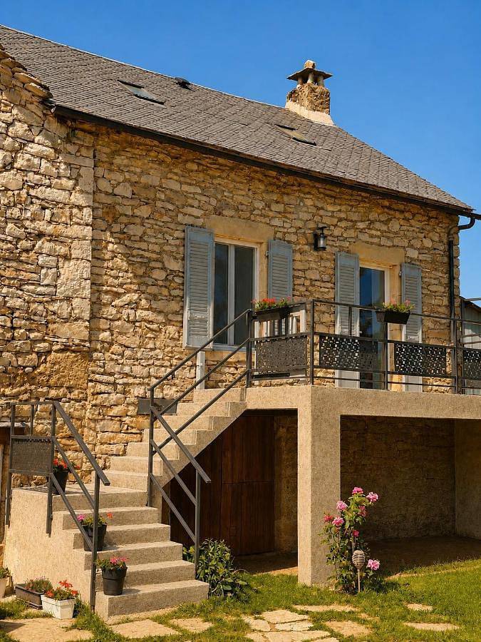 Maison de vacances pour 6 personnes, avec Terrasse ainsi que Jardin et Vue