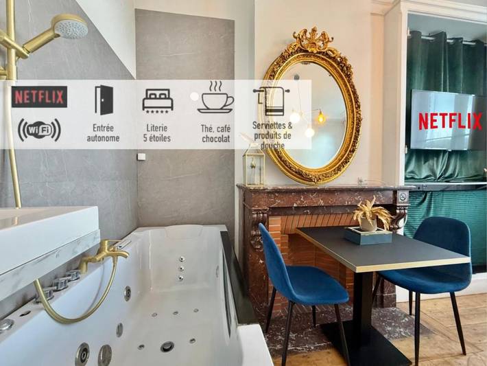 Maison d’hôte pour 2 personnes, avec Balcon et Terrasse ainsi que Jardin et Vue à Tourcoing