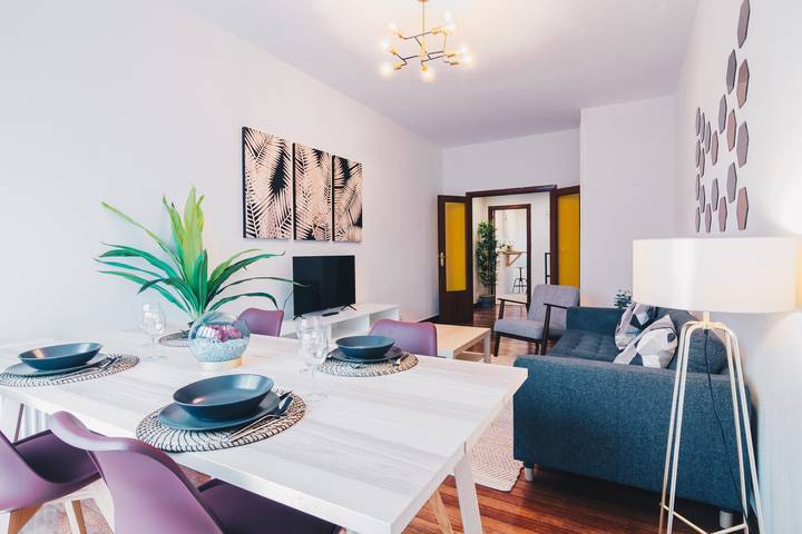 Ferienwohnung für 4 Personen, mit Balkon in Bilbao