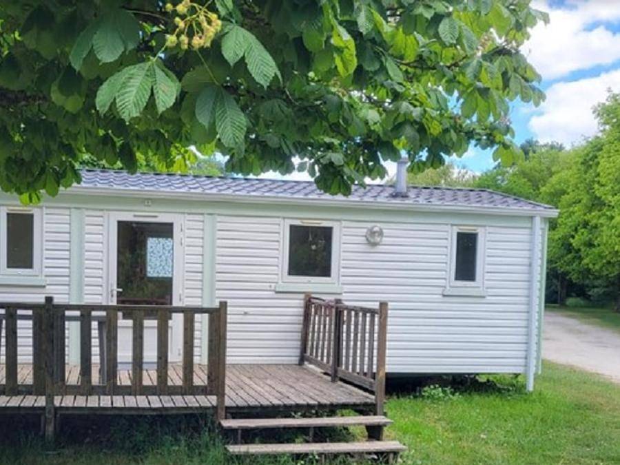Camping Le Gué - Mobilheim 4 personen - 24 m² - 2 Zimmer in Chémery, Sologne