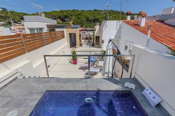 Ferienhaus für 6 Personen, mit Balkon in Tamariu