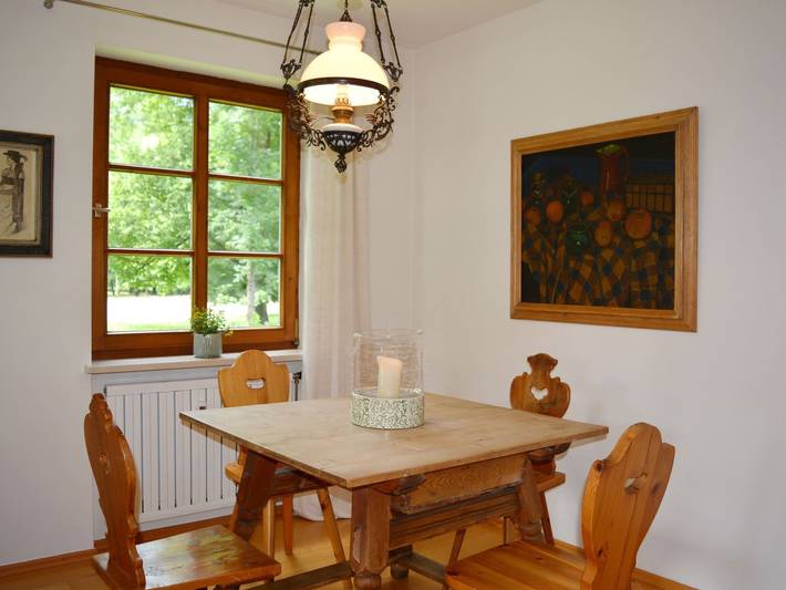 Ganze Ferienwohnung, Parkblick - Design-Ferienwohnung - stilvoll urlauben mit Bergblick & großem Balkon in Kampenwand, Aschau im Chiemgau