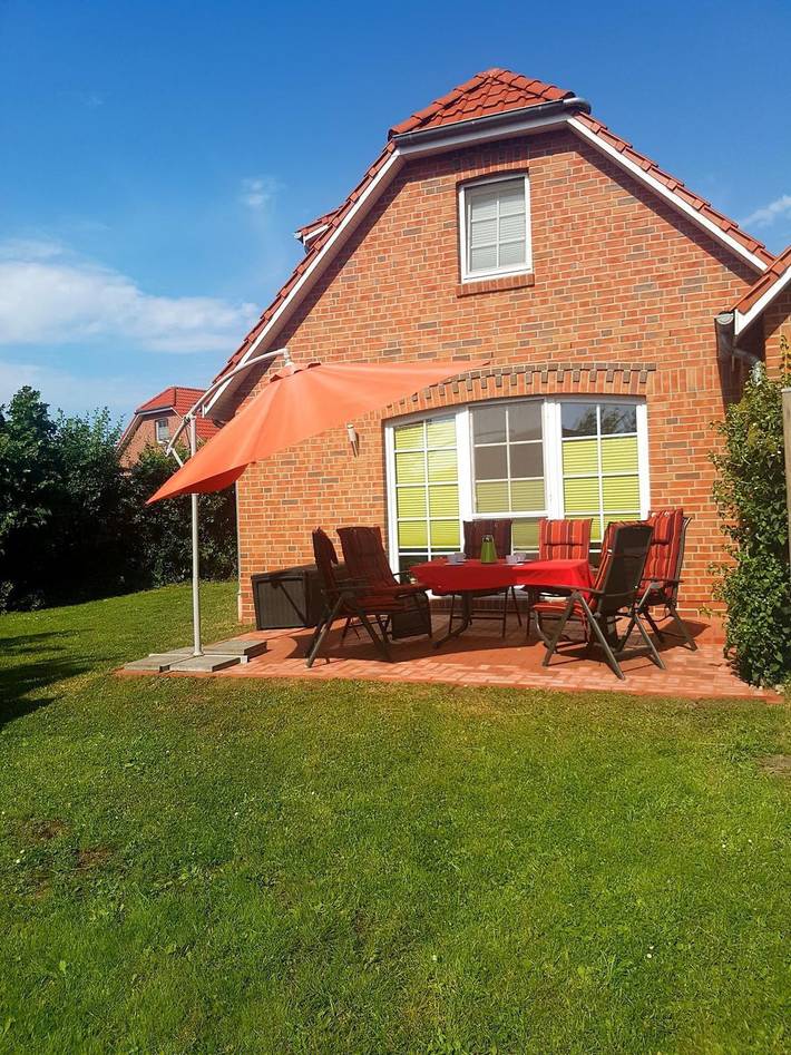 Ferienhaus für 5 Personen, mit Terrasse und Garten sowie Sauna in Eilsum